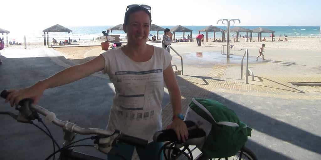 Me-at-Ashdod-beach Introducing Samantha, Your Israel Tour Guide 